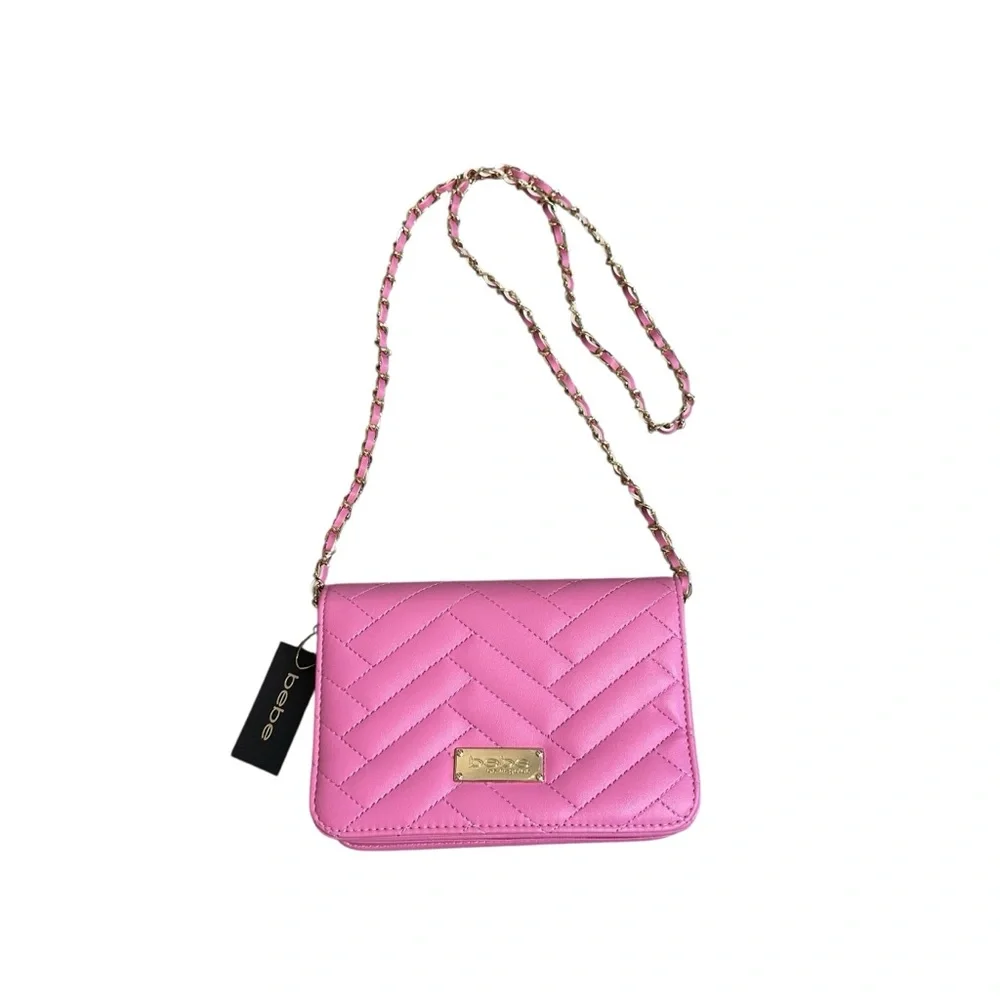 bebe Sophia Crossbody Bag Bubblegum